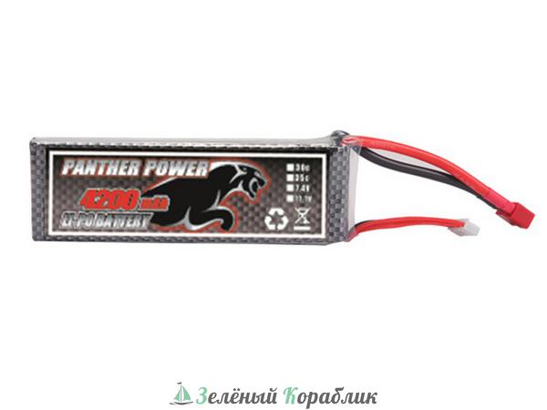 E9343 Аккумулятор Li-Po 4200mAh, 7,4V, T-plug в жестком корпусе для Remo Hobby