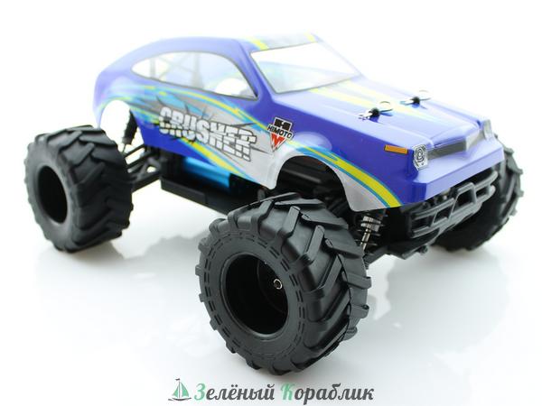 E18MCL Р/У монстр Himoto Crasher Brushless 4WD 2.4G 1/18 RTR + Li-Po и З/У