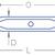 RB019-422 Талреп с проушиной, действующий (М-3, О-22, Lmin-30, Lmax-48, D/d-4), 1 шт.