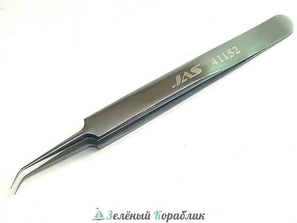 JAS41152 Пинцет изогнутый 45°, 118 мм