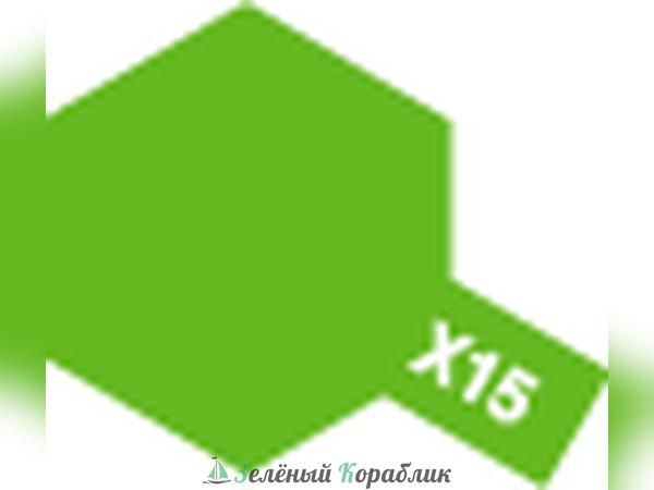 80015 Tamiya Х-15 Light Green (Светло-зеленая глянцевая) краска эмалевая, 10мл