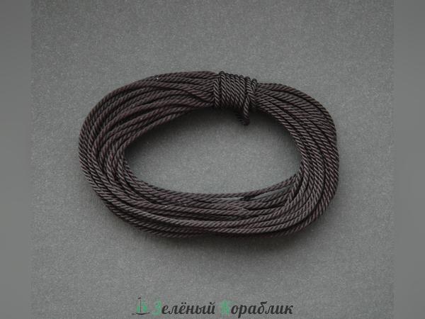 VLH16 Канаты для стоячего такелажа, черные 1,6 мм, 5 м