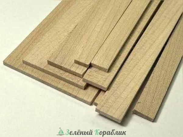 CV172 Рейка клен американский (длина 500 мм, ширина 2 мм, толщина 1.5 мм), 1 шт.