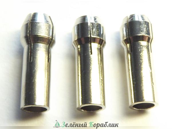 JAS2953 Зажим цанговый, 2,4 мм, 3 шт/уп, блистер