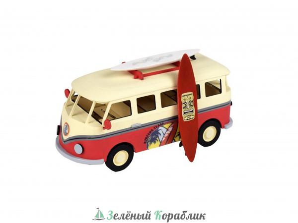 AL30522B Собранная деревянная модель автомобиля Artesania Latina SURFER'S VAN BUILT