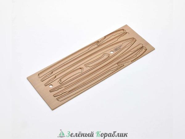 MK0302-D6 Ватервейс для сборной модели корабля «Шхуна «Полоцк» (масштаб 1:72)