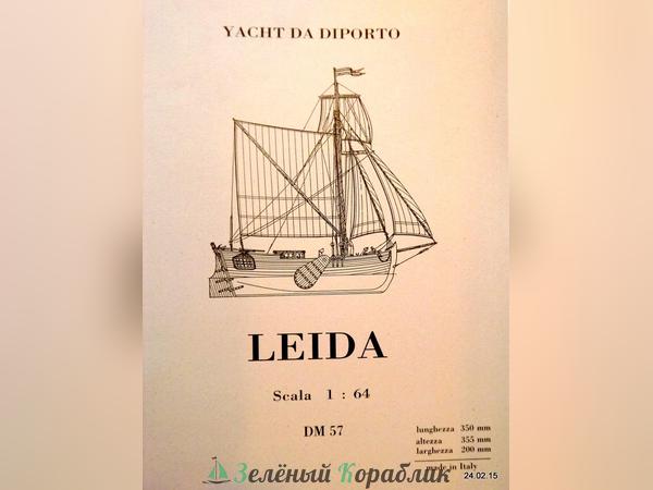 ABDM57 Чертеж корабля Leida