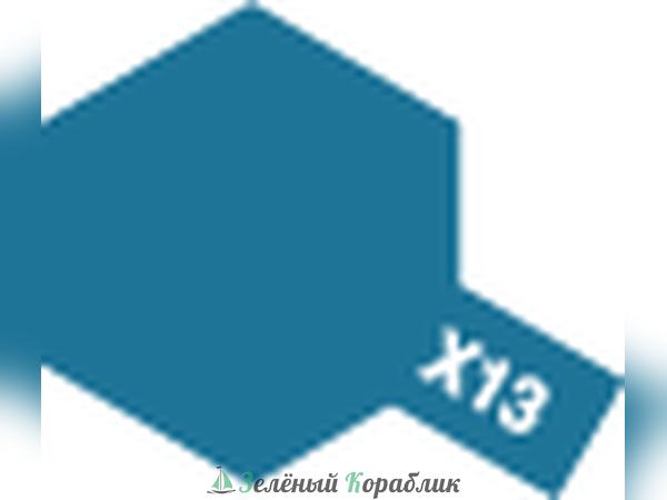 80013 Tamiya Х-13 Metallic Blue (Синий металлик глянцевая) краска эмалевая, 10мл