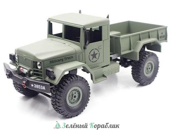 HL3853A Р/У машина Heng Long военный грузовик (зеленый) 1/16+акб 2.4G RTR