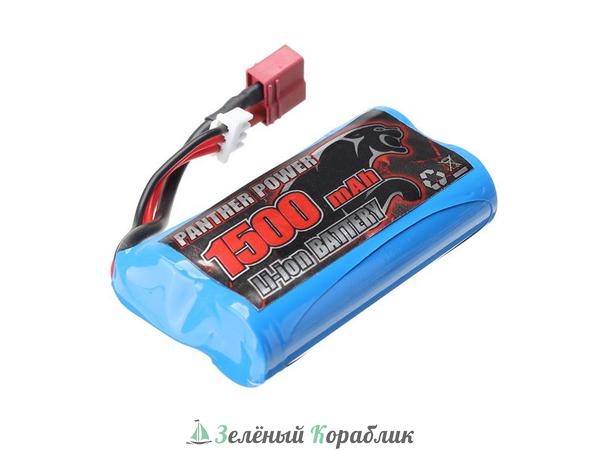 E9315 Аккумулятор Li-Ion 1500mAh, 7,4V, T-plug для Remo Hobby 1/16