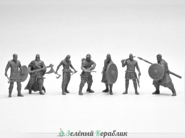 DV038 Набор фигурок «Варяги», IX–XII века (масштаб 48), 7 шт.