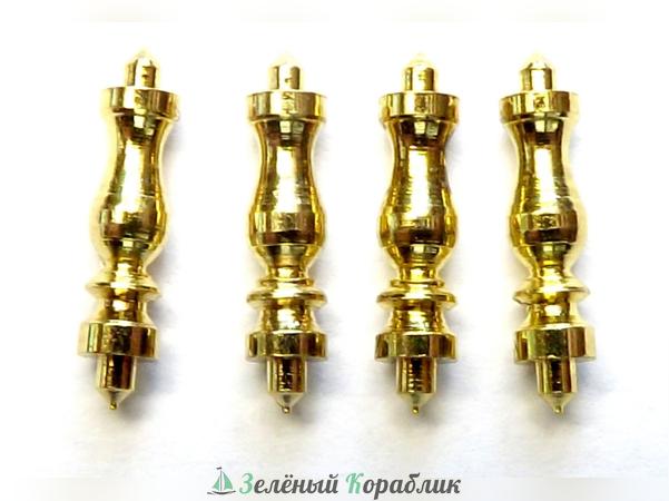 AMNC063 Пиллерсы, латунь (высота 8 мм), 10 шт.