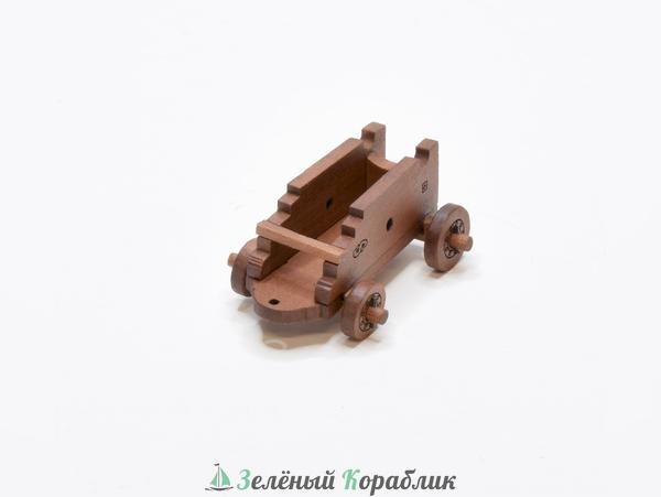 DV204 Станок для шведской пушки XVII века (масштаб 1:48), 1 шт.