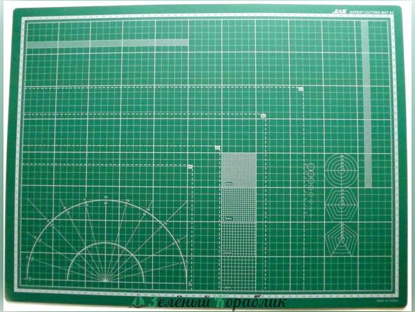JAS4502 Коврик для резки, самовосстанавливающийся 3-слойный, А2, 450 х 600
