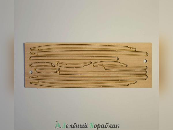 MK0401-3D7 Ватервейс для сборной модели корабля «Бригантина „Феникс“» (масштаб 1:72)
