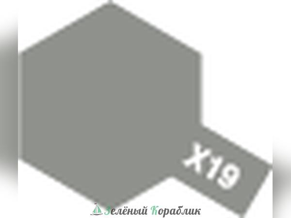 80019 Tamiya Х-19 Smoke (Дымчатая глянцевая) краска эмалевая, 10мл