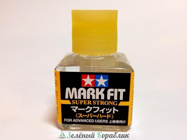 87205 Mark Fit Super Strong Жидкость для приклейки декалей 40мл (облегчает нанесение декалей на места с большой кривизной поверхности), более сильная чем 87102 и 87135