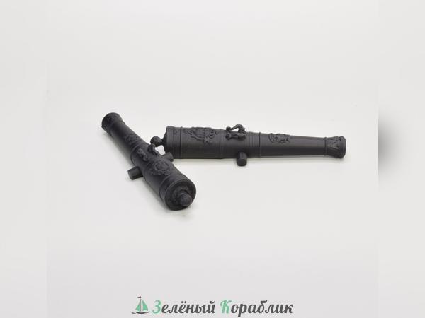 DV210 36-фунтовая пушка (Франция, XVIII век) (масштаб 1:72), 2 шт.