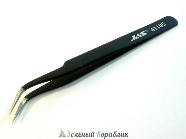 JAS41105 Пинцет изогнутый, 120 мм