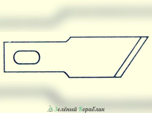 JAS4805 Набор лезвий к ножу,  0,6 х 9 х 38 мм, 6 шт.