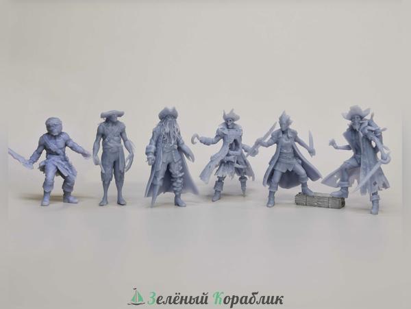DV044 Набор фигурок «Пираты Летучего Голландца» (масштаб 1:72), 6 шт.