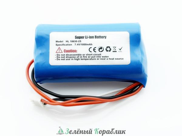 TK-EC035A Запасная часть для танка Heng Long аккумуляторная батарея 7.4V Li Po 1800mAh