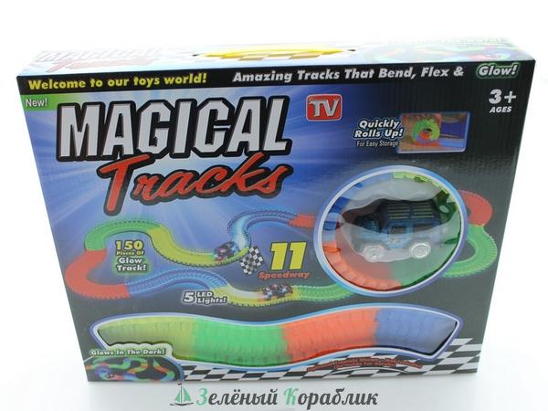 RF-18274 Трек гибкий Magic Tracks &quot;Светится в темноте&quot;, 150 деталей