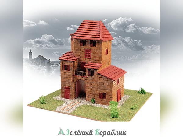 KR30304 Керамический конструктор из кирпичиков Keranova Альпийский домик, Керамический конструктор из кирпичиков Keranova Альпийский домик, из обожженной глины