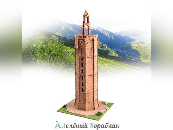 KR30103 Керамический конструктор из кирпичиков  Keranova Колокольня Мигелете, из обожженной глины
