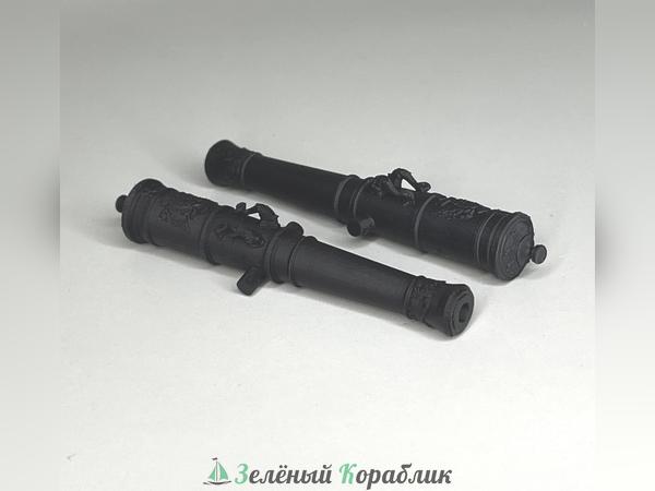 DV186 Русская пушка (XVIII век) (масштаб 1:64, длина 45 мм), 2 шт.