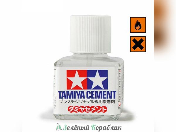 87003 Tamiya Клей 40мл с закручивающейся крышкой и кисточкой