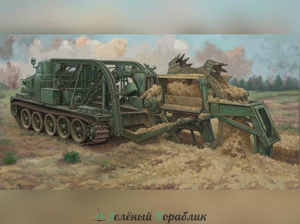 TR09502 Трактор Быстроходная траншейная машина БТМ-3