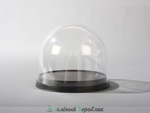 73012 Футляр J (Dome) круглый диам. 125мм высотой 95мм с черной подставкой