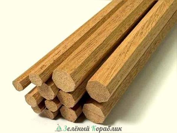 CV542 Рейка восьмигранная сапели (длина 500 мм, диаметр 7 мм), 1 шт.