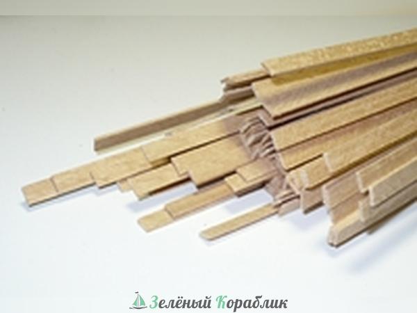 AM2440-04 Рейка 1x5х1000 мм, бук, 1 шт