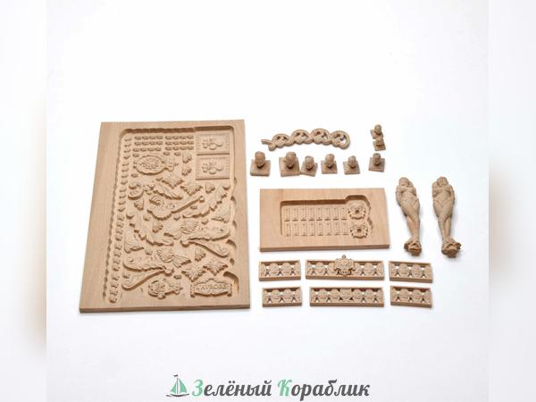 DV006 Набор декора для фрегата L’Aurore (масштаб 1:48)