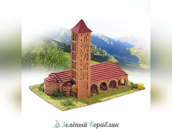 KR30106 Керамический конструктор из кирпичиков  Keranova Церковь святой Эулалии, обожженная глина