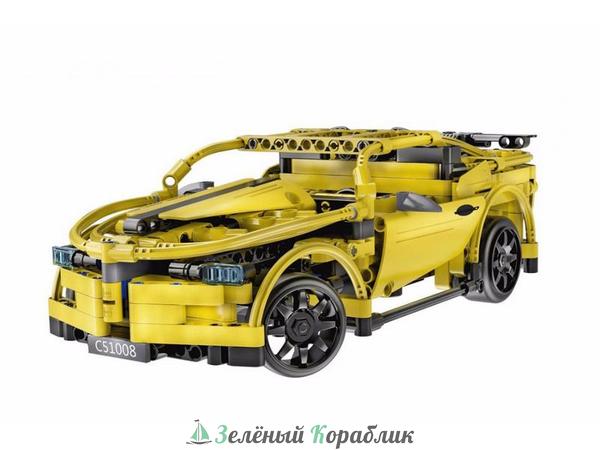 C51008W Р/У конструктор CaDA Technic спортивная машина (419 деталей)