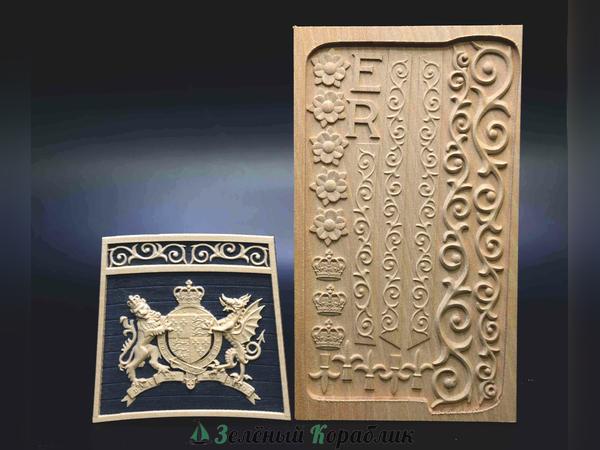 DV002 Набор декора для галеона «Revenge» (Amati) (масштаб 1:64)